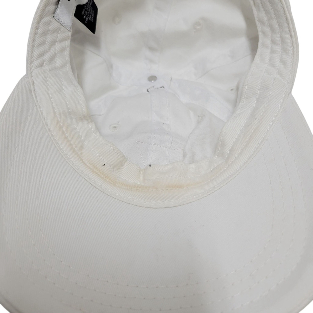 GUESS Women's Baseball Hat White 100% Cotton - Picture 5 of 10